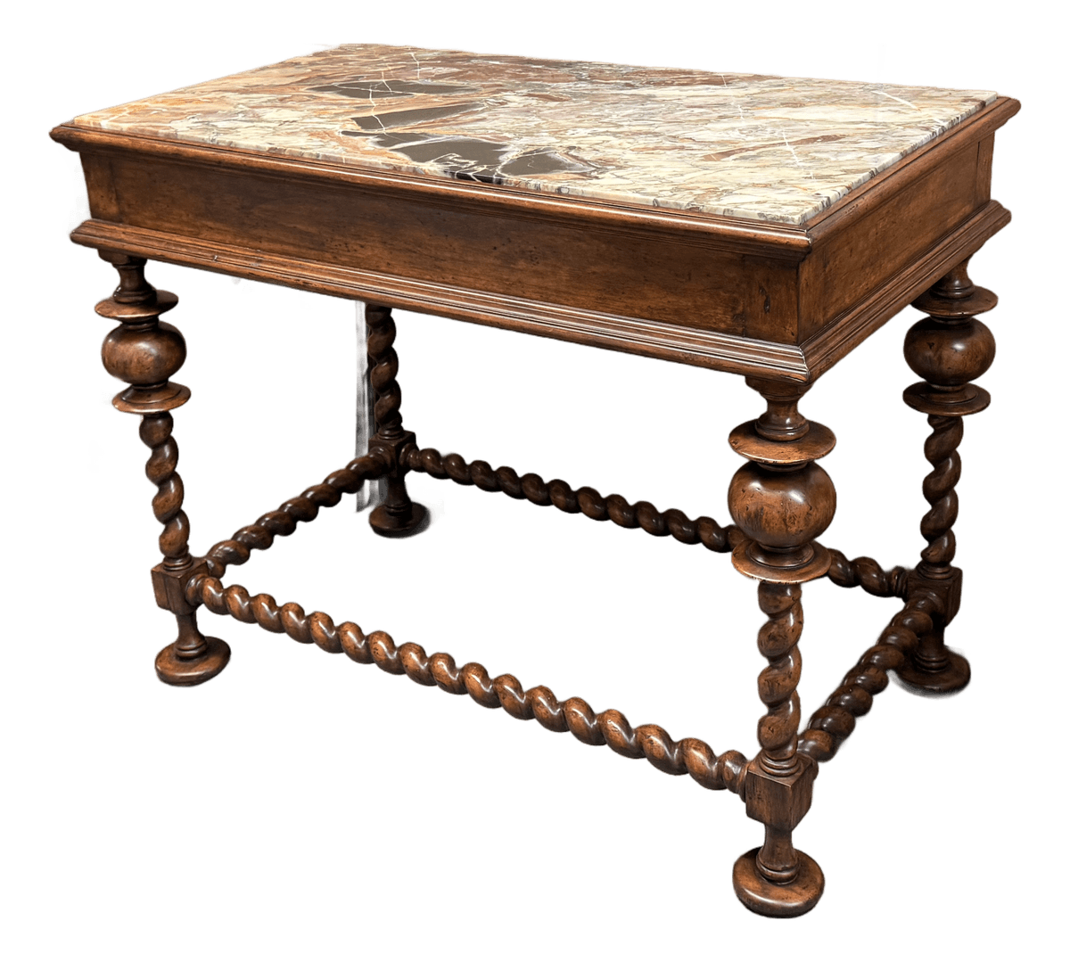 Late 20th Century Portuguese Baroque Center Table - Thumbnail 2