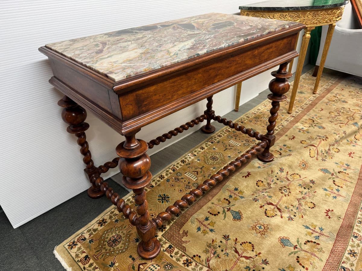 Late 20th Century Portuguese Baroque Center Table - Thumbnail 4