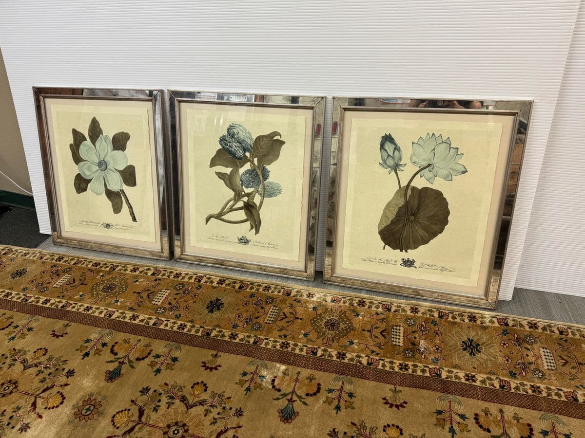 Trowbridge Gallery Imperial Flowers Original Prints, Set of Three - Thumbnail 11