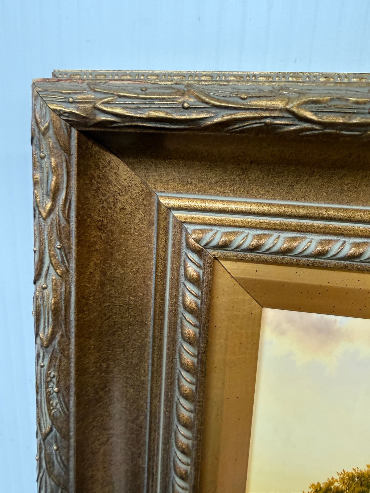 Daniel Van Der Putten "After the Harvest" Oil Painting, Signed - Thumbnail 8