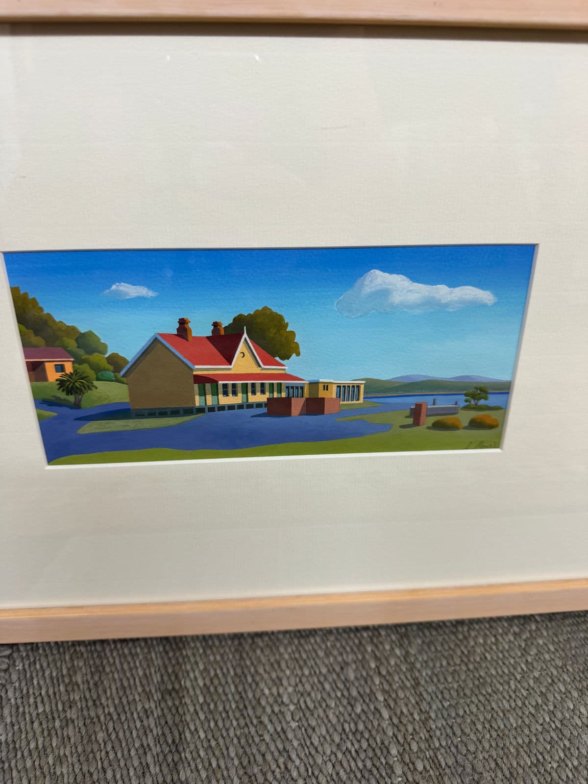 Steve Howie Signed Tasmania, Australia Architectural Artworks, Set of Four - Thumbnail 7