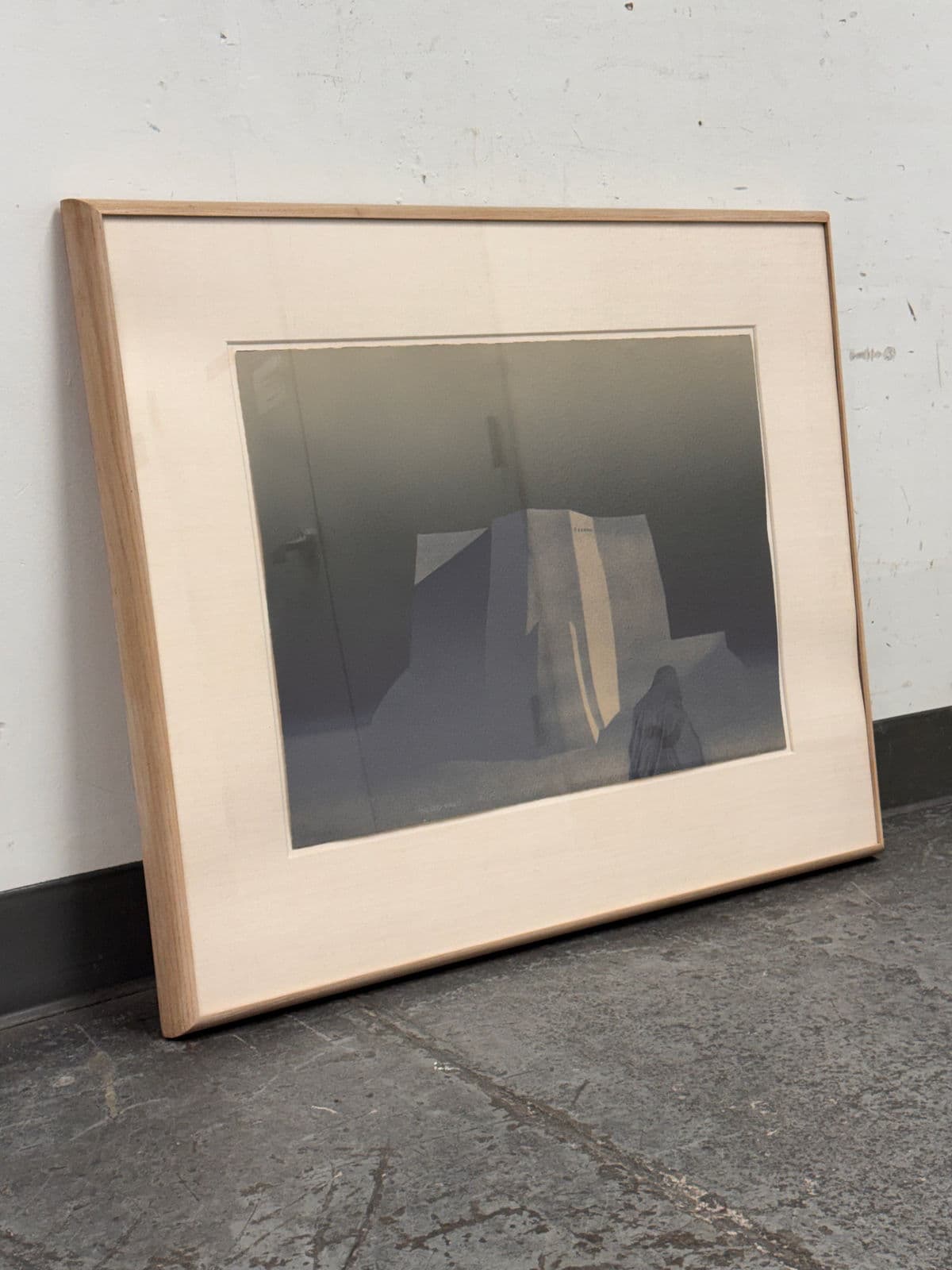 John Axton “Sacred Walls” Framed Lithograph, Signed, Circa 1978 - Thumbnail 3