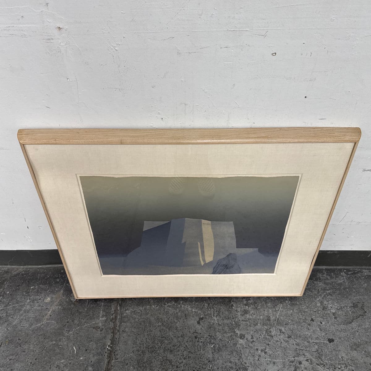 John Axton “Sacred Walls” Framed Lithograph, Signed, Circa 1978 - Thumbnail 11