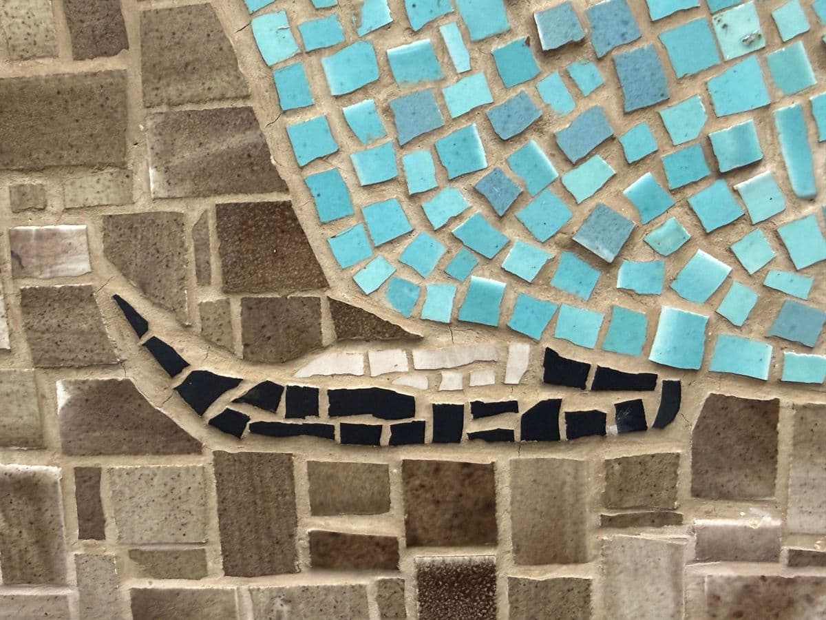 Vintage Mosaic Tile Art Piece, Framed - Thumbnail 11