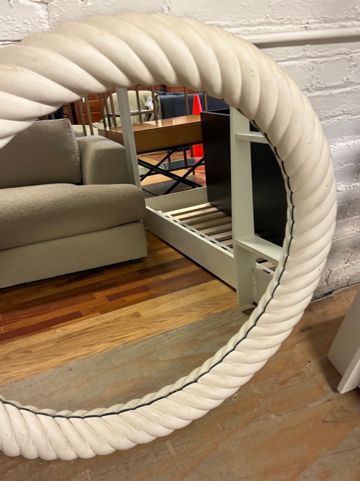 Vintage Twist Wall Mirror - Thumbnail 4