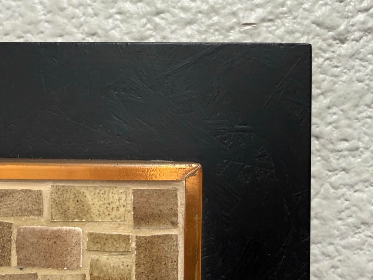 Vintage Mosaic Tile Art Piece, Framed - Thumbnail 5