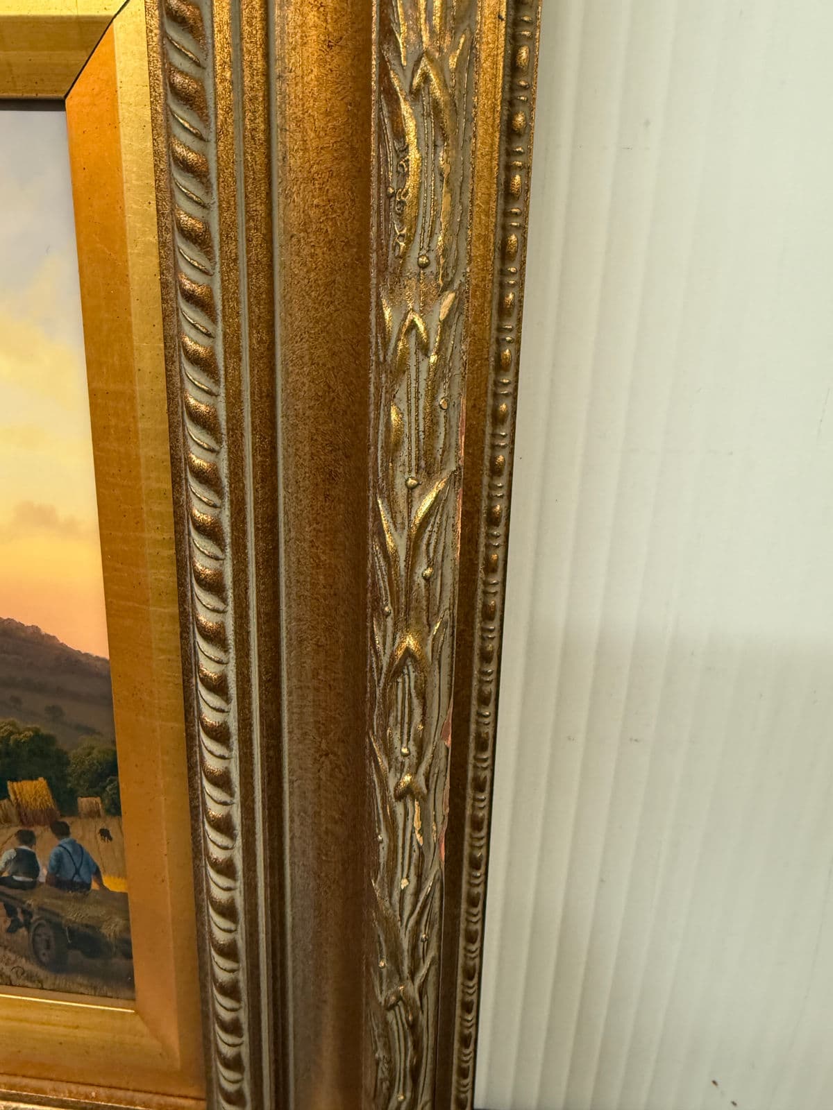 Daniel Van Der Putten "After the Harvest" Oil Painting, Signed - Thumbnail 7