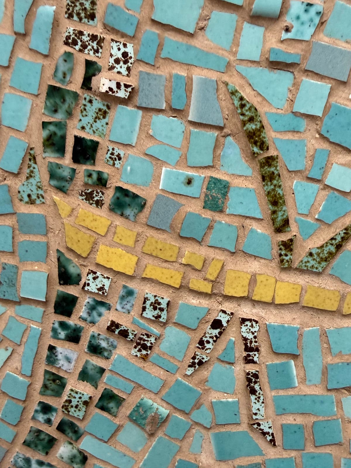 Vintage Mosaic Tile Art Piece, Framed - Thumbnail 9