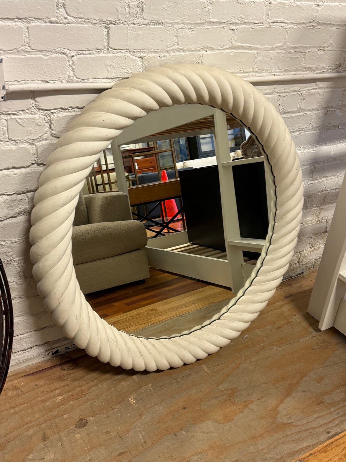 Vintage Twist Wall Mirror - Thumbnail 3