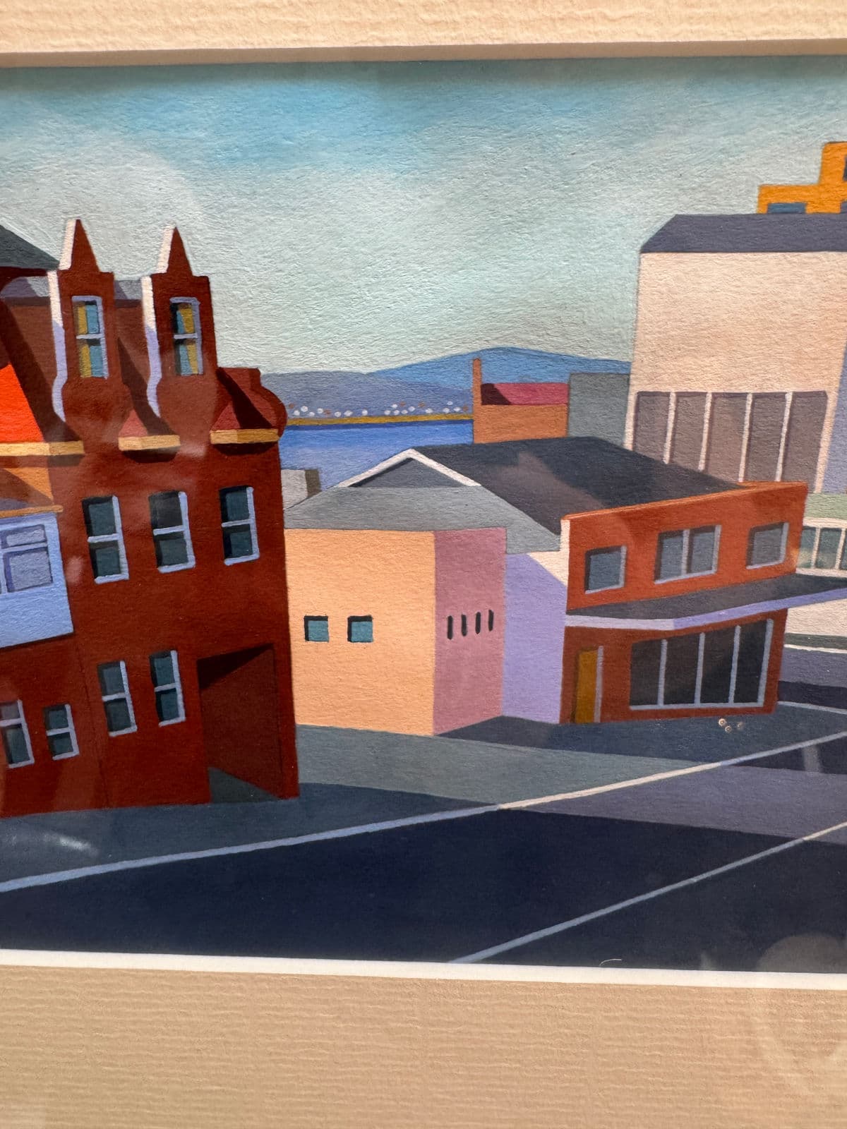 Steve Howie Signed Tasmania, Australia Architectural Artworks, Set of Four - Thumbnail 11