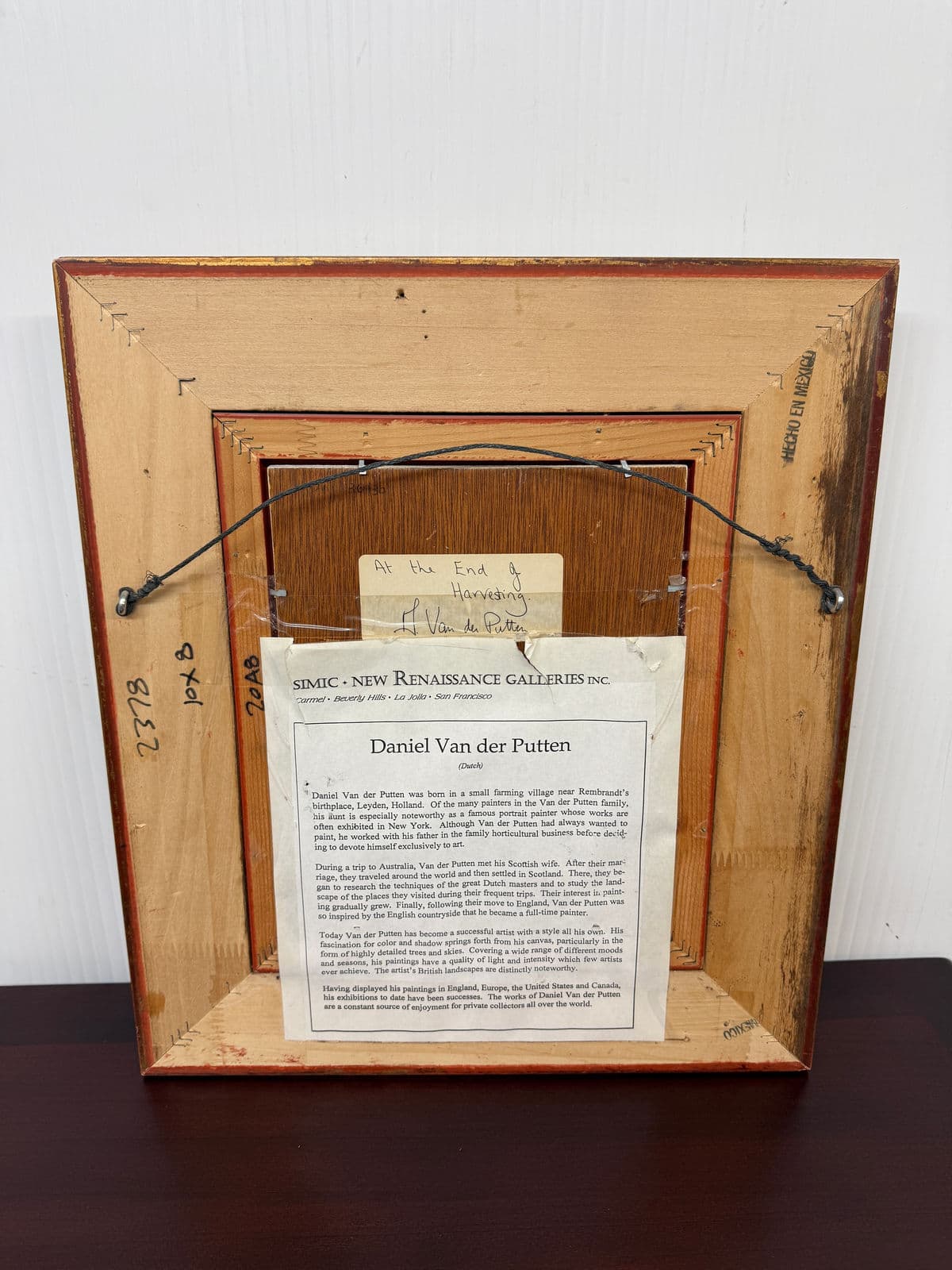 Daniel Van Der Putten "After the Harvest" Oil Painting, Signed - Thumbnail 13