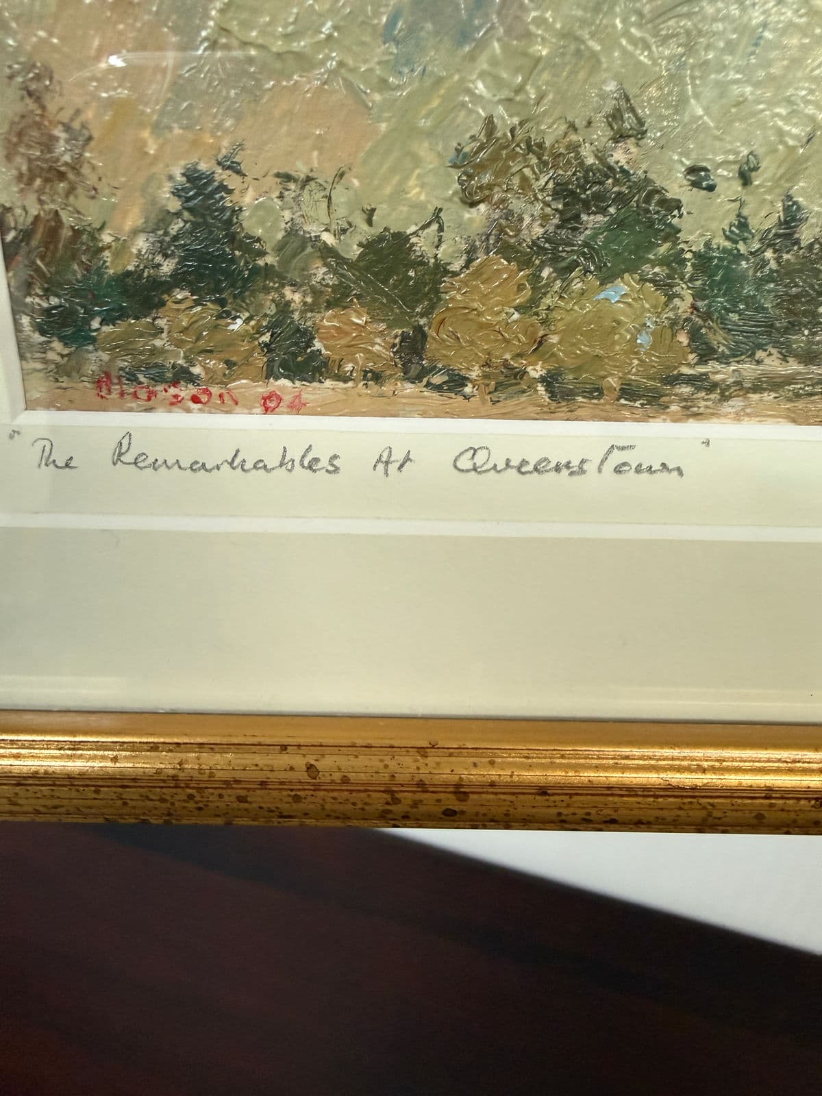 Malcolm Mason "The Remarkable's at Queenstown" Oil Painting, Signed - Thumbnail 6