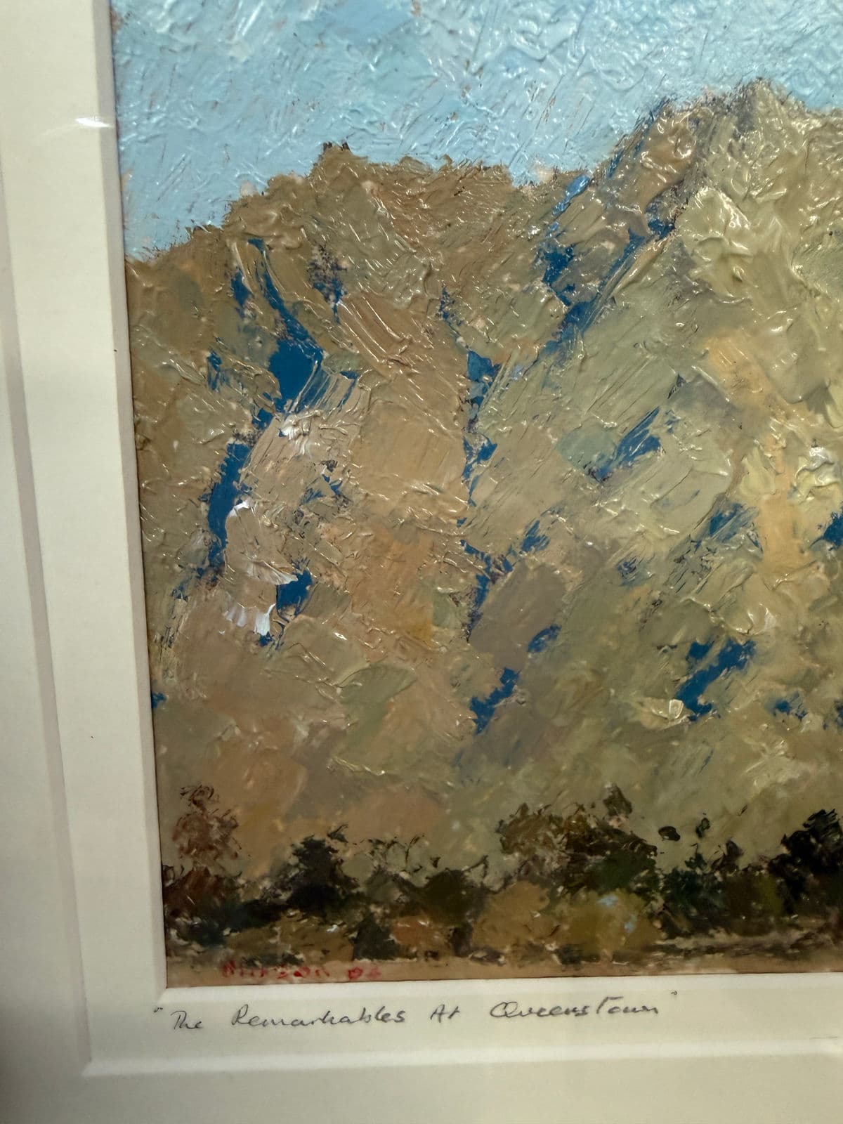 Malcolm Mason "The Remarkable's at Queenstown" Oil Painting, Signed - Thumbnail 7