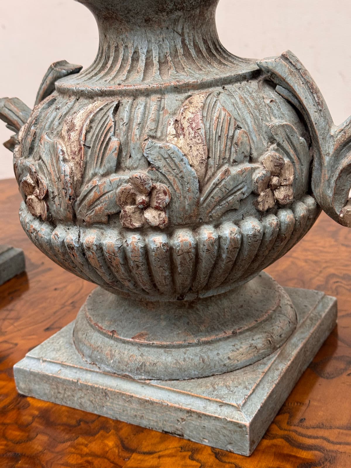 Neoclassical Style Decorative Faux Urns, Pair - Thumbnail 8
