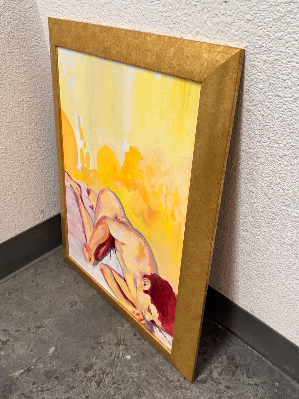 René Capone “To Love You From Afar” Original Painting, Signed, Circa 2000 - Thumbnail 4