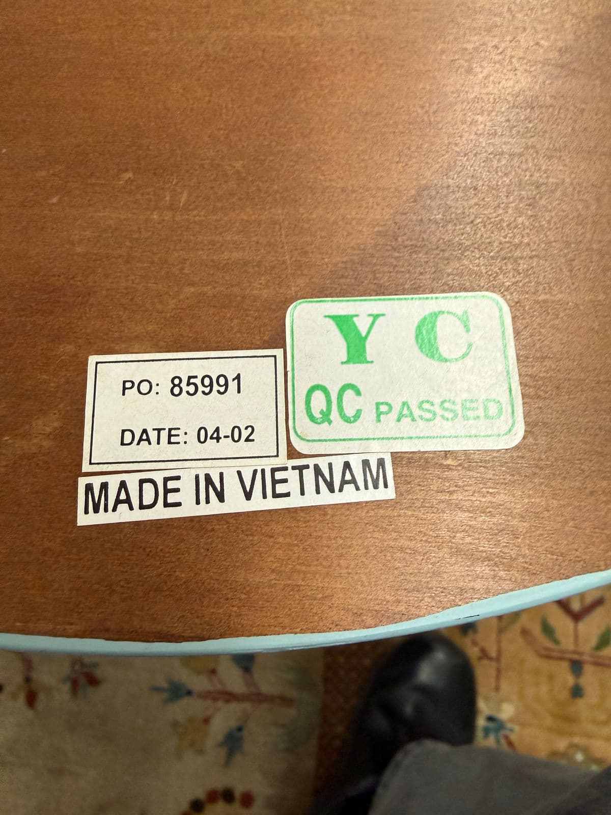 Transitional Aque Side Table With Drawer - Thumbnail 5