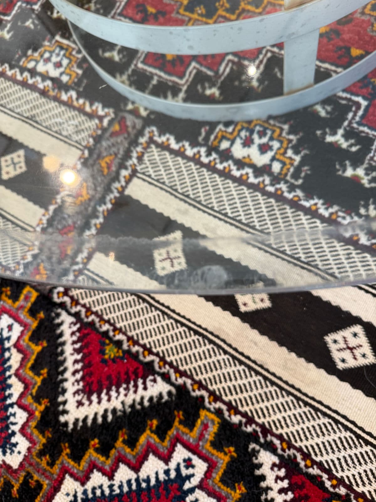 Steel Drum Pedestal Coffee Table - Thumbnail 5