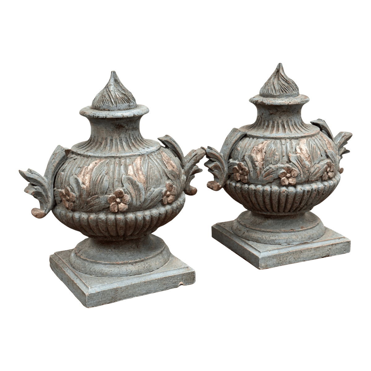 Neoclassical Style Decorative Faux Urns, Pair - Thumbnail 2