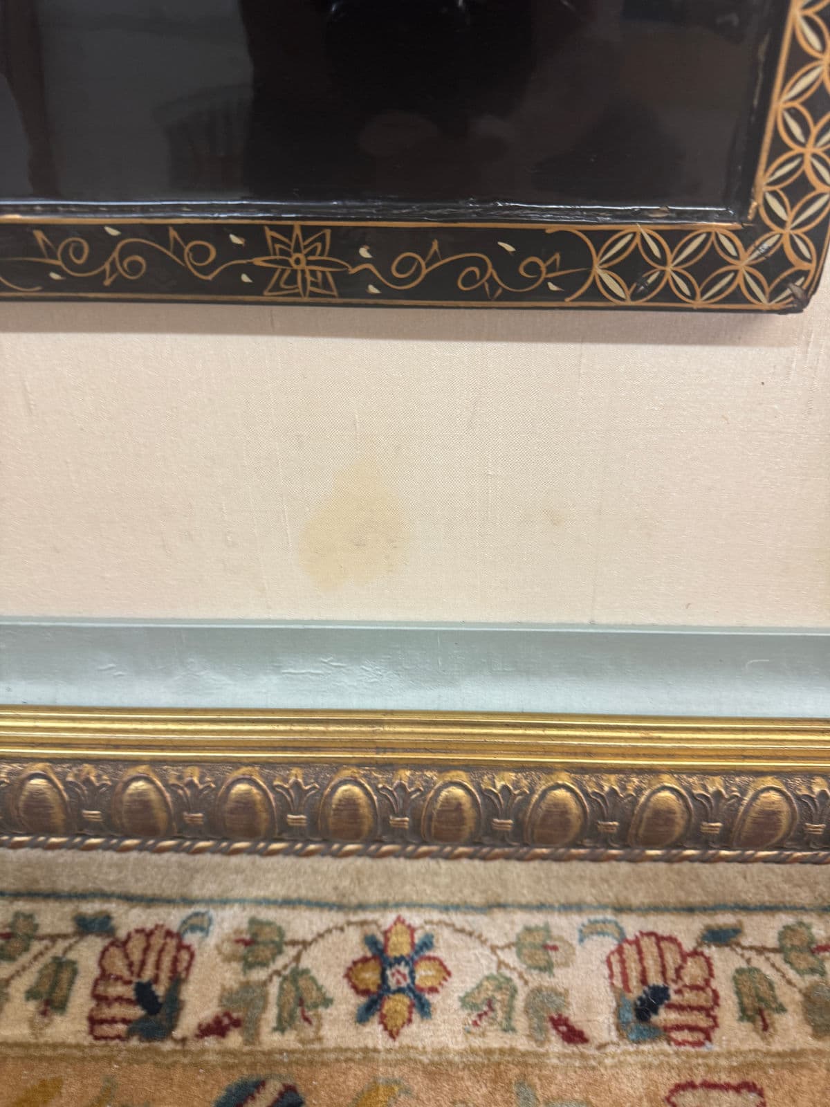 Mid Century Japanese Panels Inset in Frame - Thumbnail 6