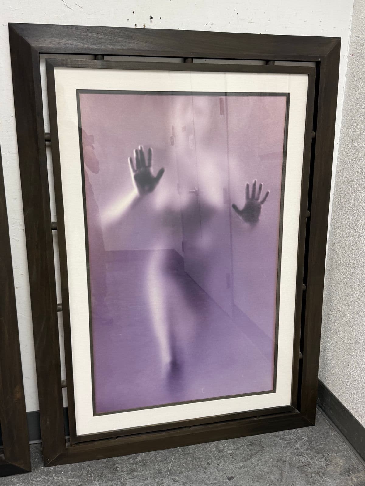 Contemporary Blurred Female Figural Framed Print - Thumbnail 11