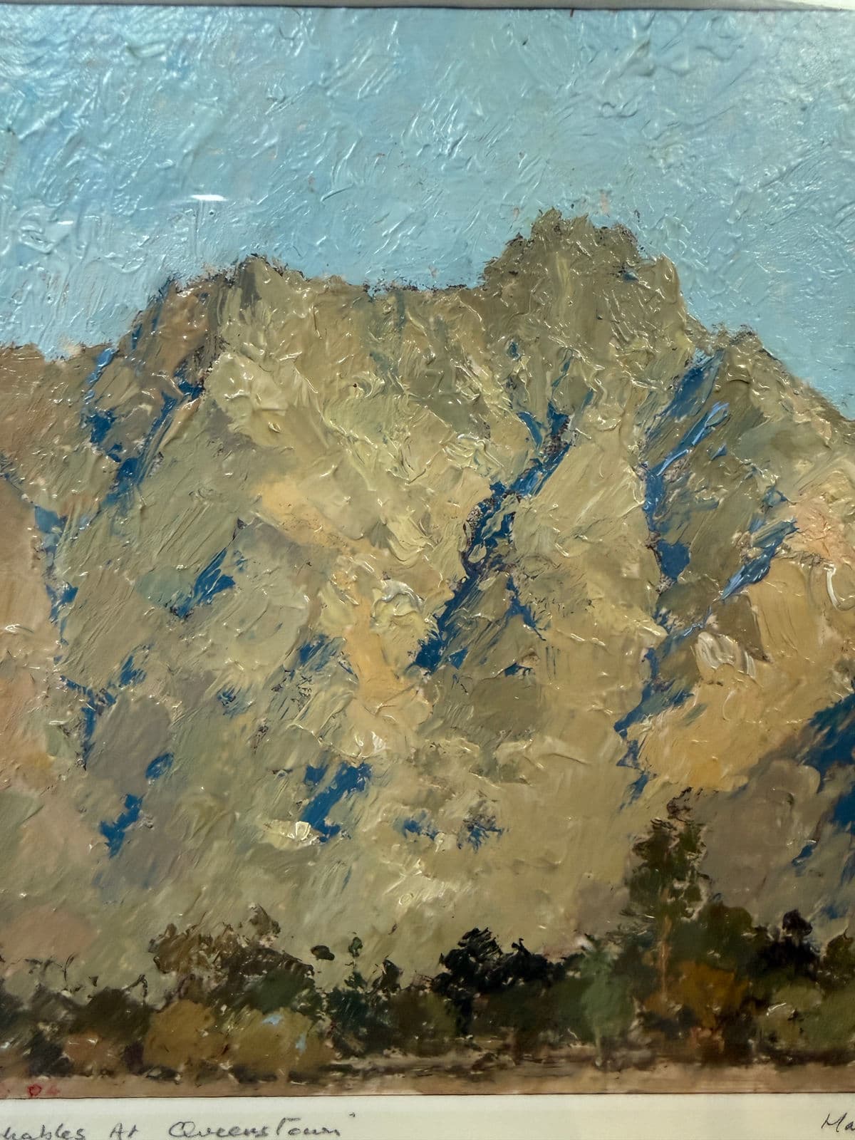 Malcolm Mason "The Remarkable's at Queenstown" Oil Painting, Signed - Thumbnail 10