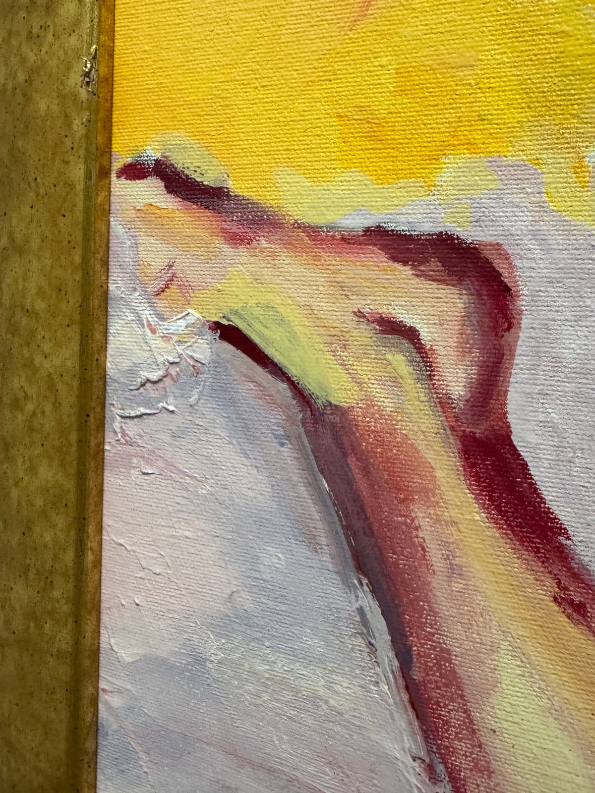 René Capone “To Love You From Afar” Original Painting, Signed, Circa 2000 - Thumbnail 10