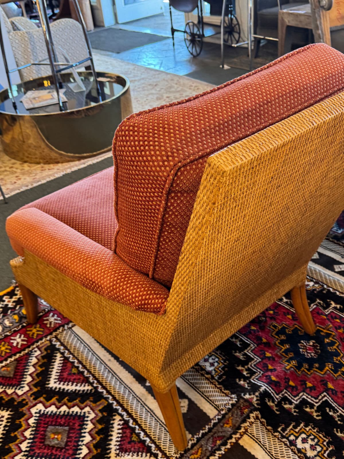 Orlando Diaz-Azcuy Collection for McGuire-Baker Furniture Lounge Chairs, Pair - Thumbnail 10