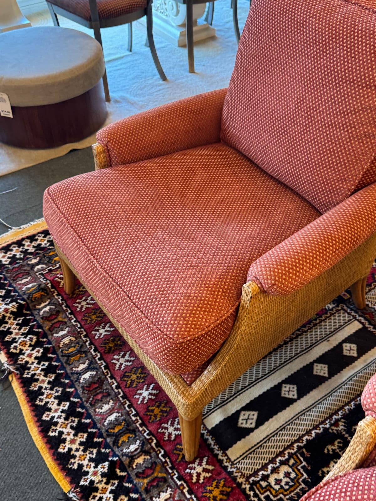 Orlando Diaz-Azcuy Collection for McGuire-Baker Furniture Lounge Chairs, Pair - Thumbnail 6