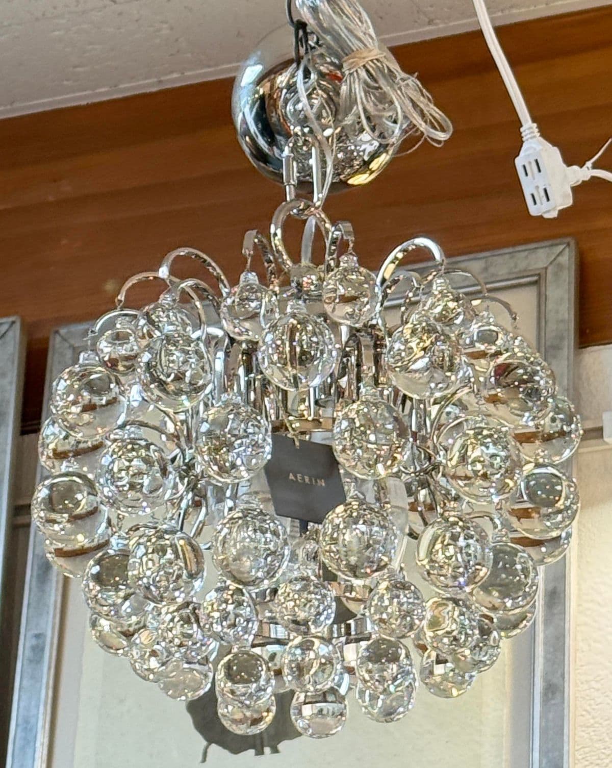 Aerin for Visual Comfort Bellvale Pendant Light, Polished Nickel - Thumbnail 4