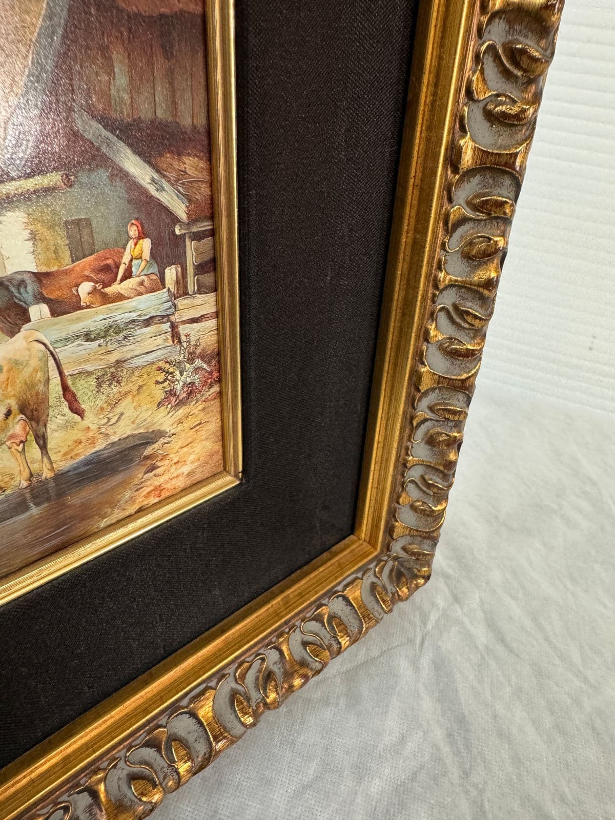 Jaggu Prasad Realist Master Oil on Board Original Painting, Signed - Thumbnail 11