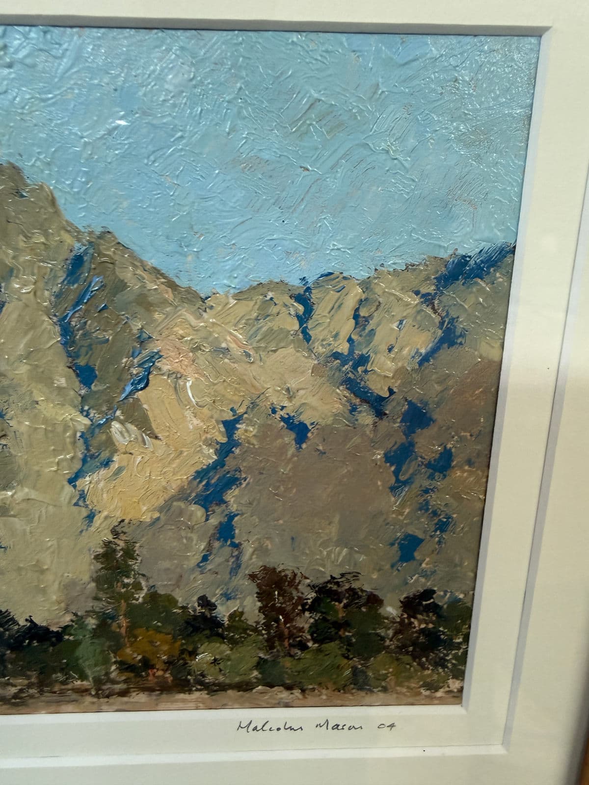 Malcolm Mason "The Remarkable's at Queenstown" Oil Painting, Signed - Thumbnail 11