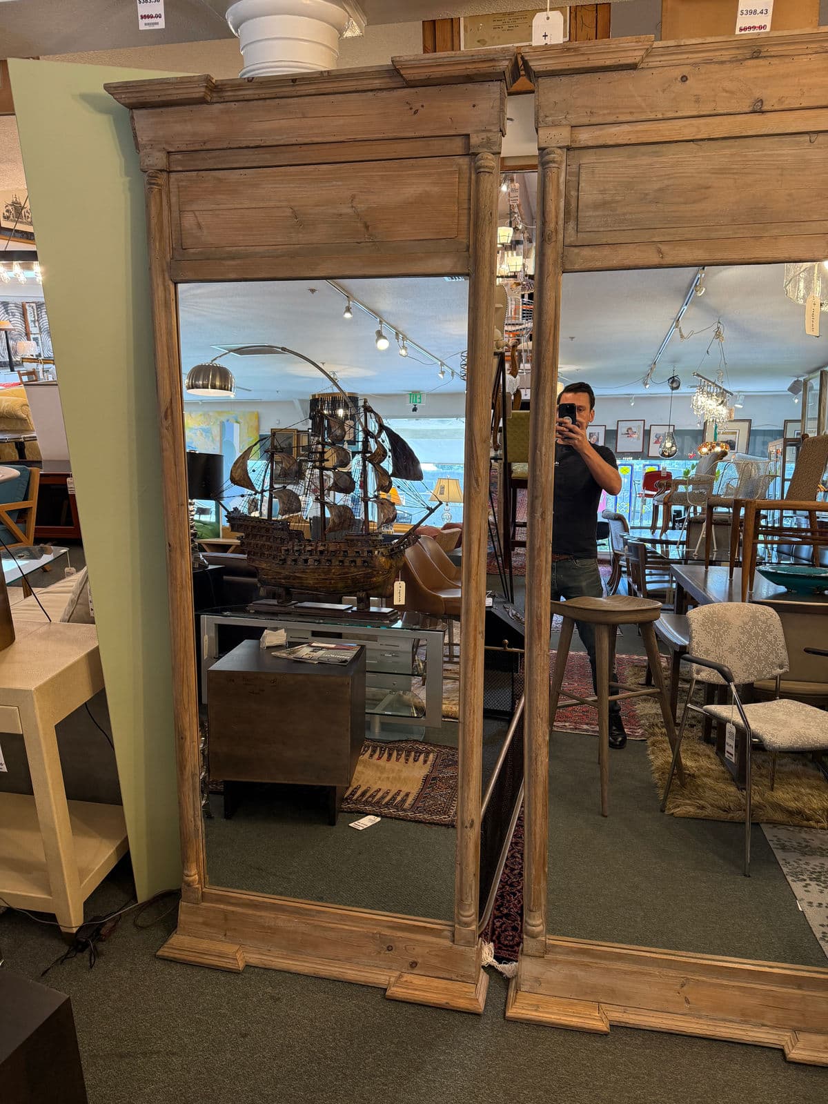 Restoration Hardware Trumeau Mirrors, Pair - Thumbnail 5