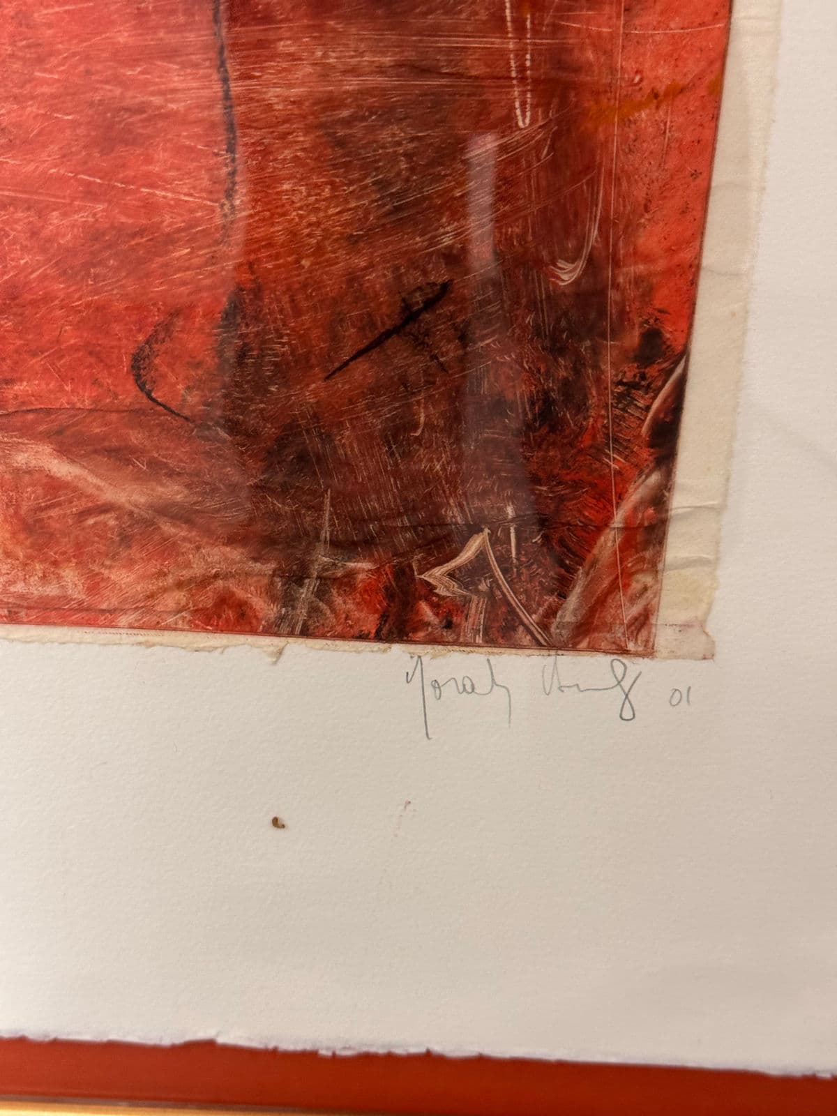 Abstract Mixed Media Artwork + Signed, Circa 2001 - Thumbnail 7