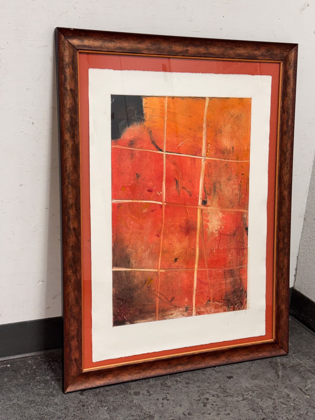 Abstract Mixed Media Artwork + Signed, Circa 2001 - Thumbnail 3