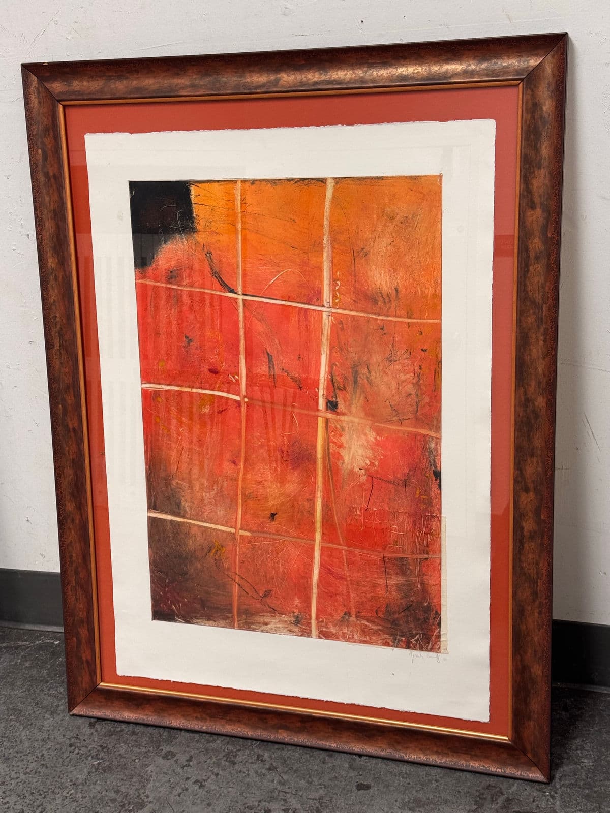 Abstract Mixed Media Artwork + Signed, Circa 2001 - Thumbnail 4