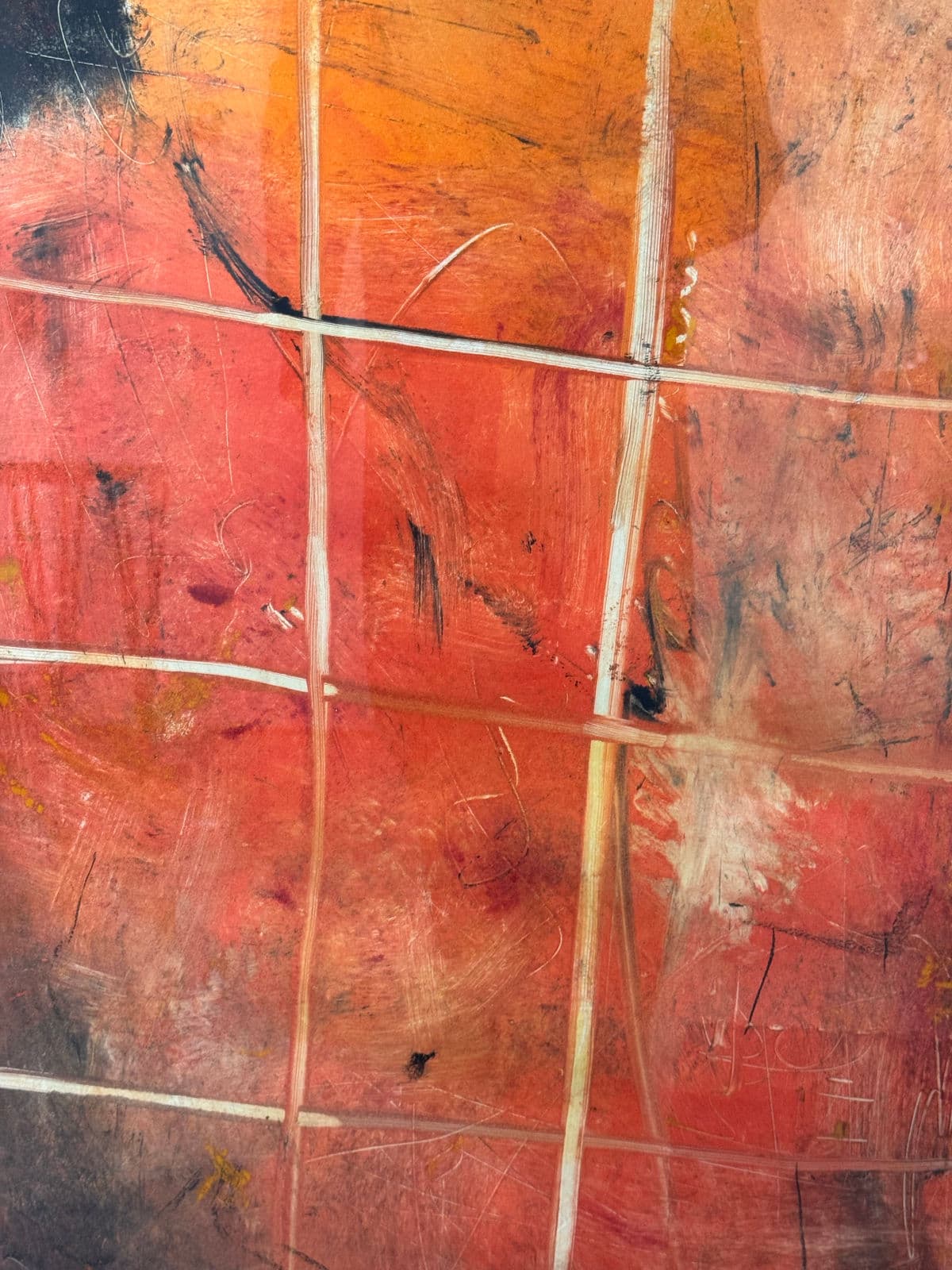 Abstract Mixed Media Artwork + Signed, Circa 2001 - Thumbnail 8