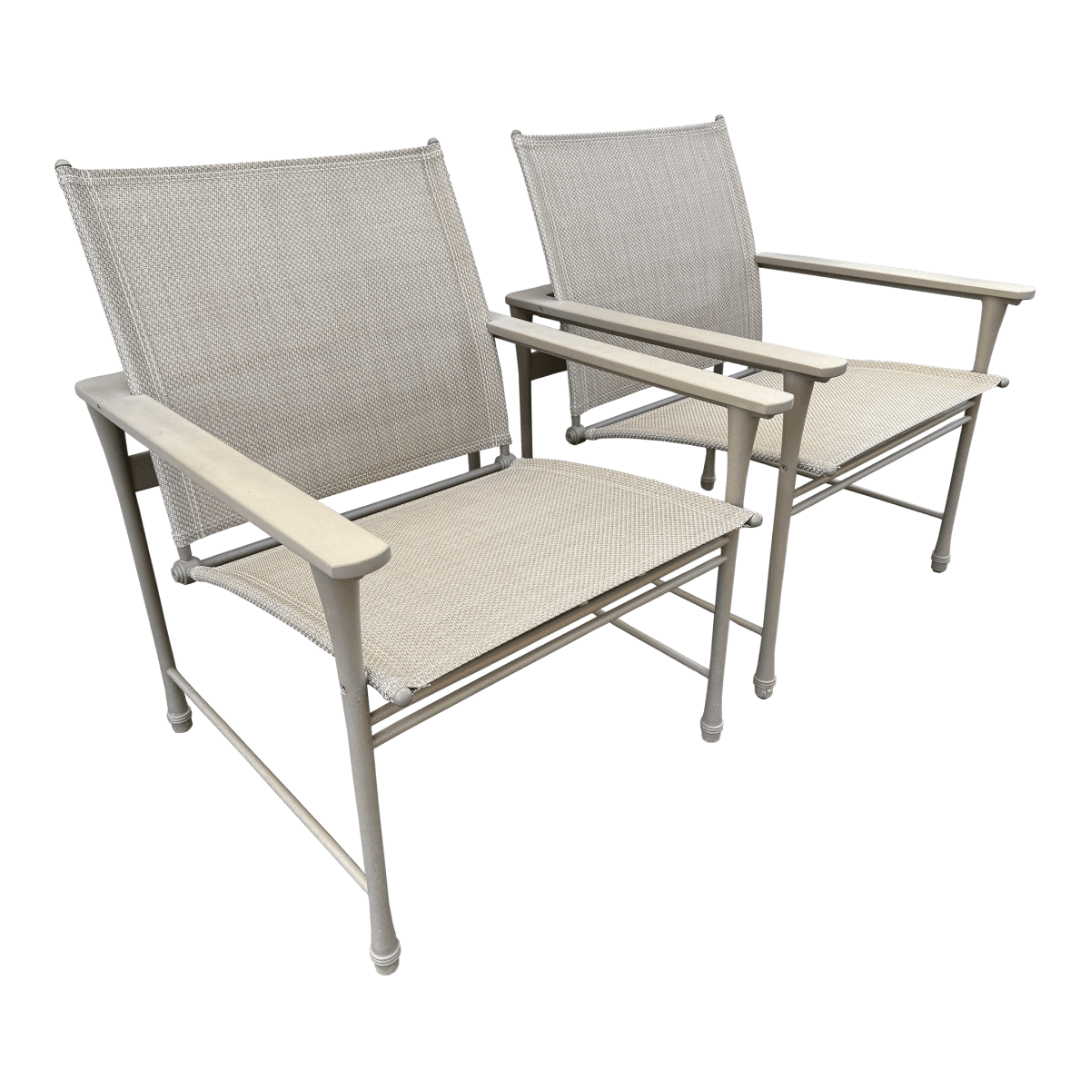 Giati Designs Aprio Collection Outdoor Arm Chairs, Pair - Thumbnail 2
