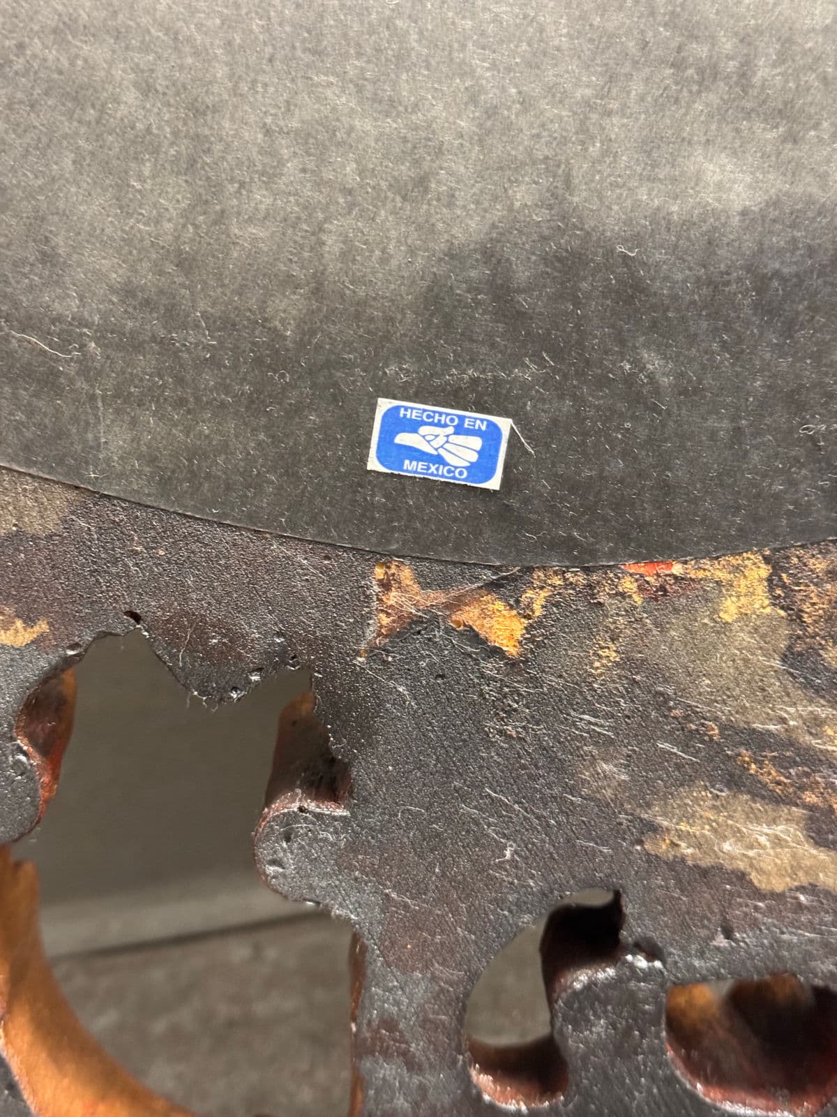 Mexican Rococo Revival Oval Gold Finish Wall Mirror, Late 20th Century - Thumbnail 13