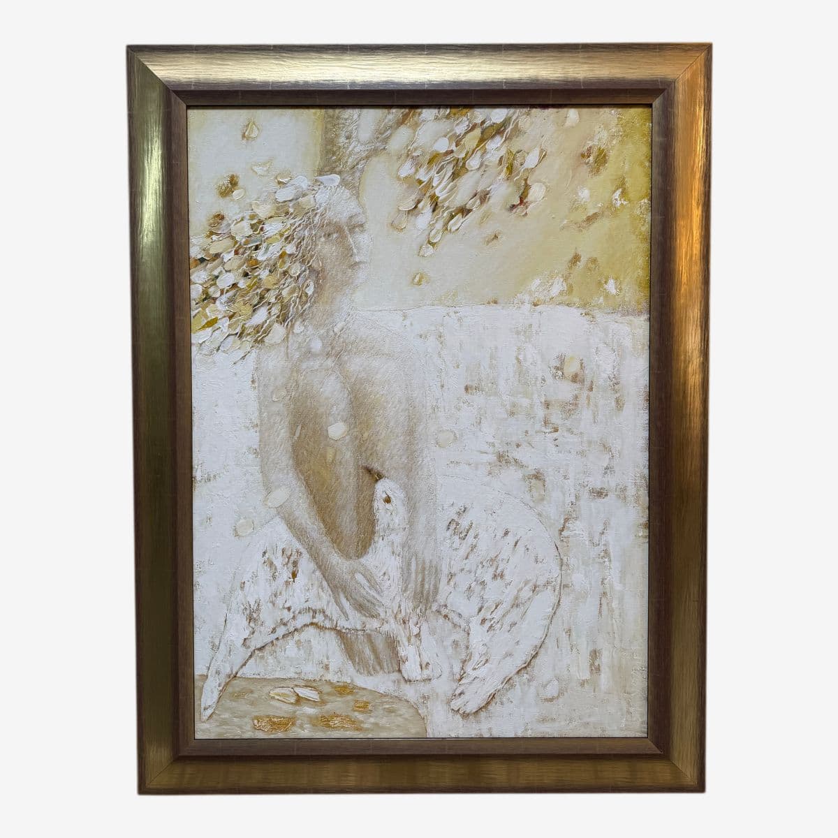 Victor Anufriev Original Painting "Wings of Desire", Certificate - Image 1