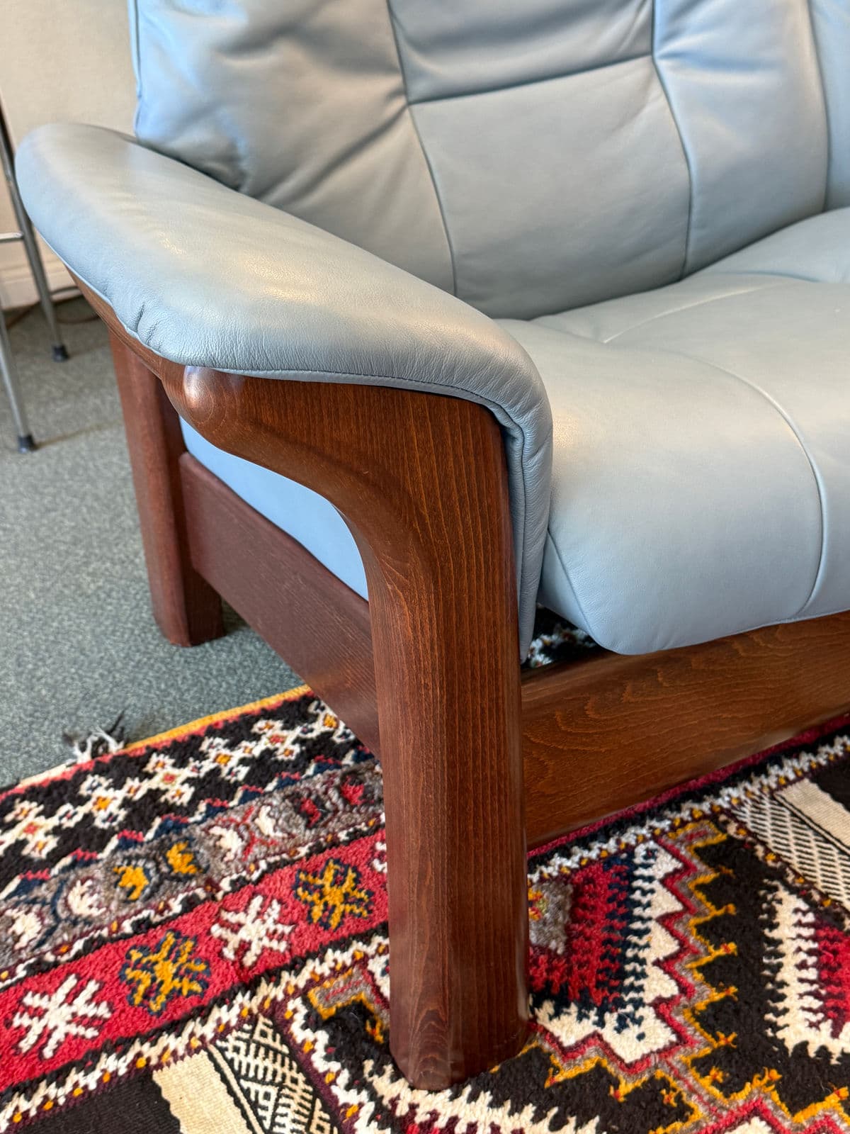 Ekornes Stressless Windsor High Back Sofa - Thumbnail 7