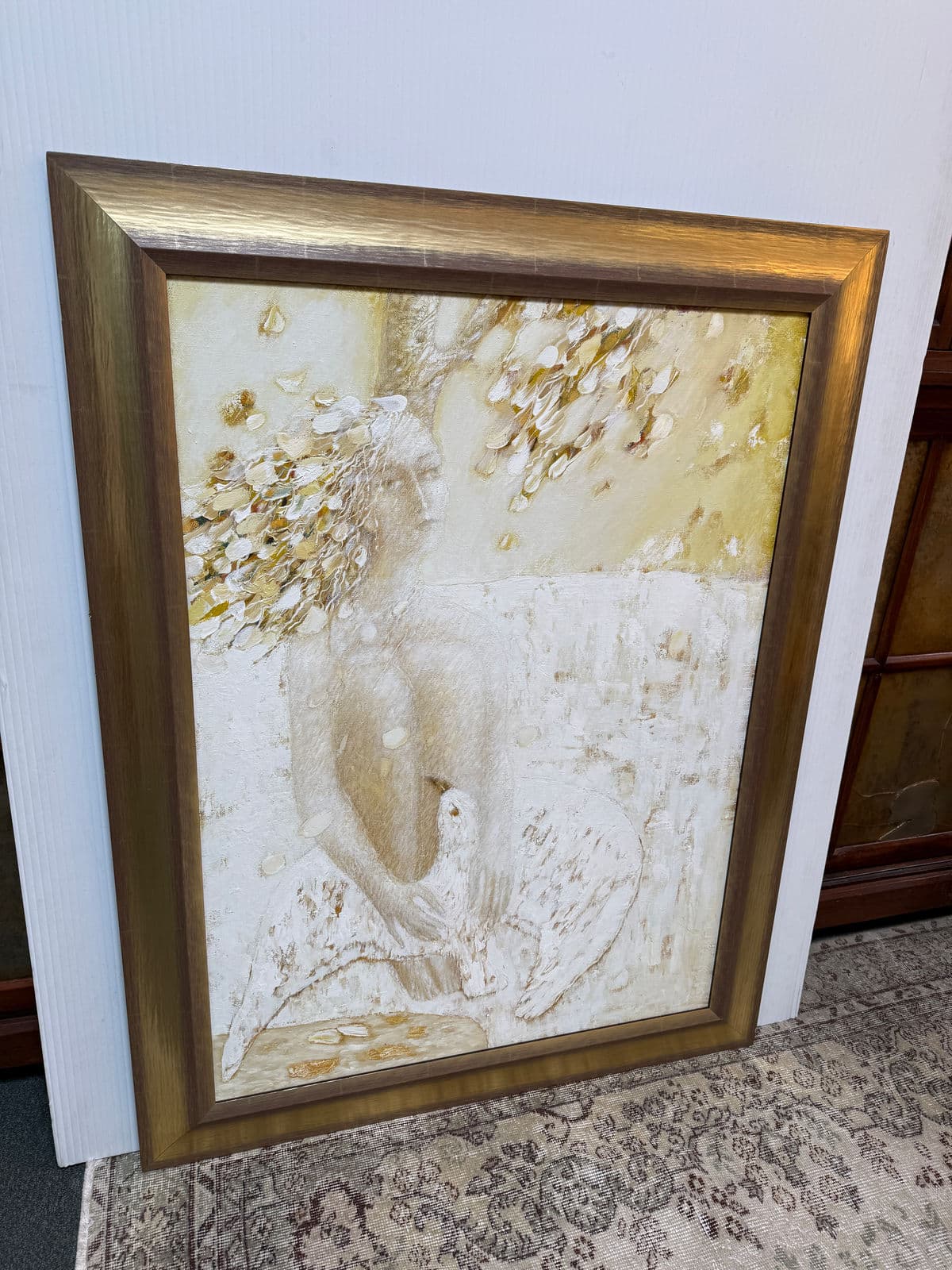 Victor Anufriev Original Painting "Wings of Desire", Certificate - Thumbnail 3