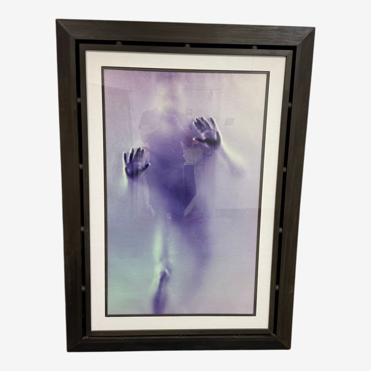 Contemporary Blurred Male Figural Framed Print - Image 1