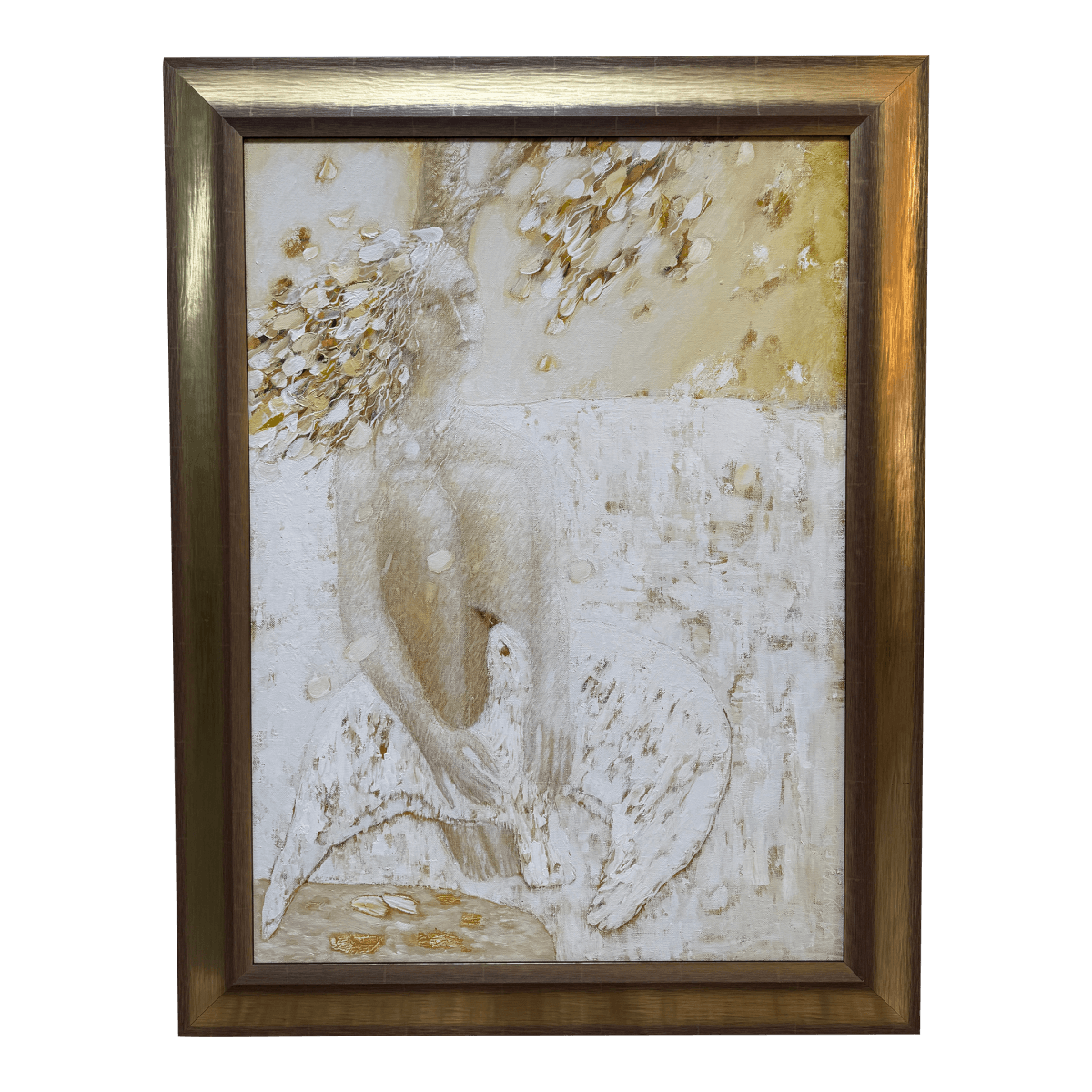 Victor Anufriev Original Painting "Wings of Desire", Certificate - Thumbnail 2