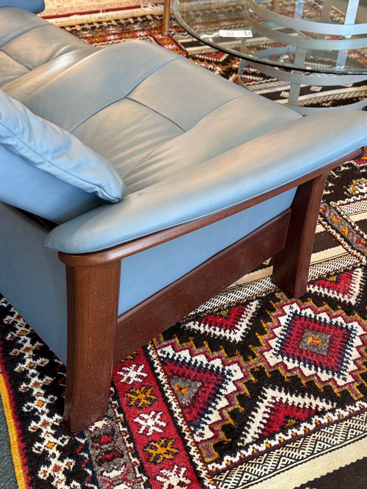 Ekornes Stressless Windsor High Back Sofa - Thumbnail 12