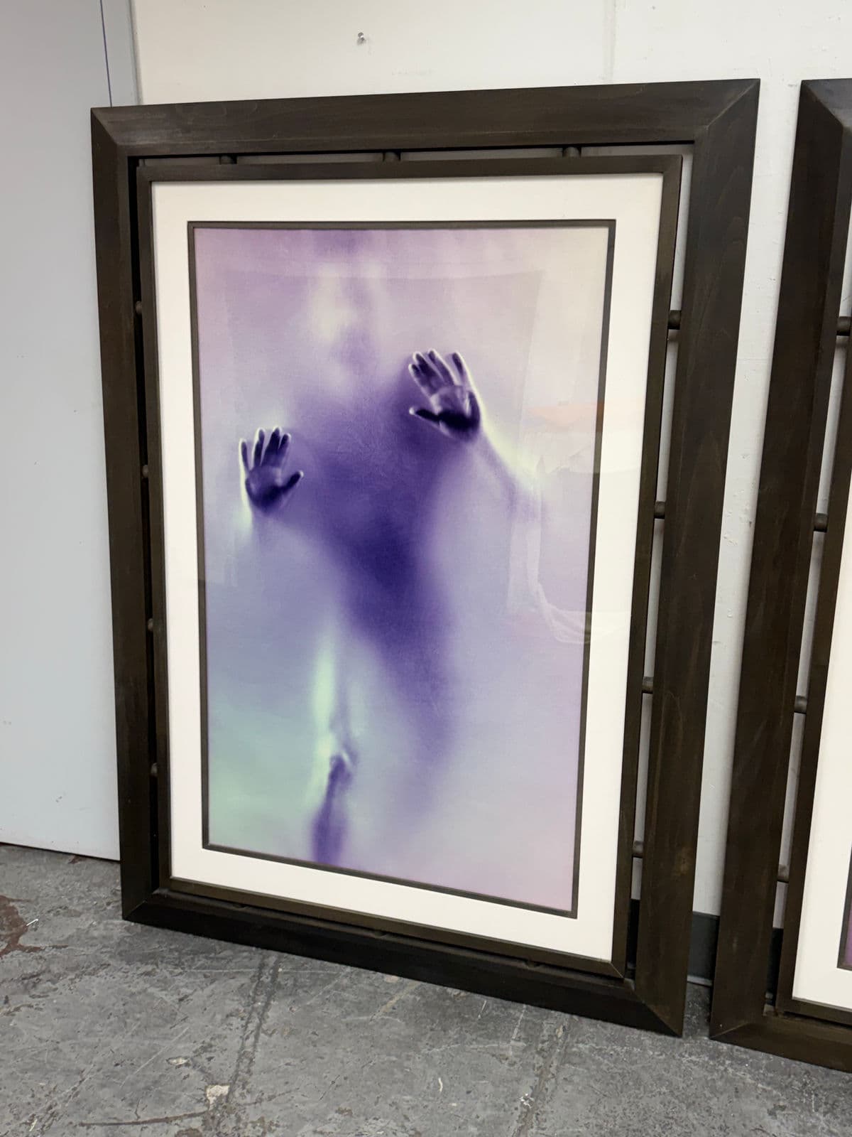 Contemporary Blurred Male Figural Framed Print - Thumbnail 3