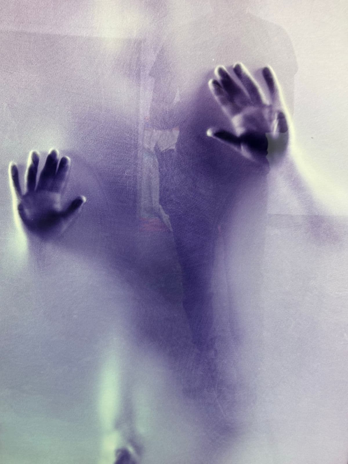 Contemporary Blurred Male Figural Framed Print - Thumbnail 12