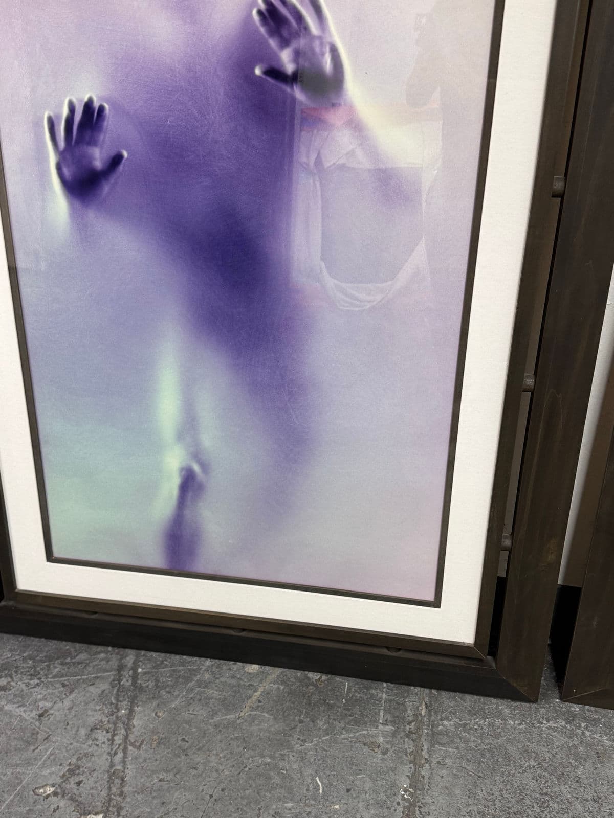 Contemporary Blurred Male Figural Framed Print - Thumbnail 11