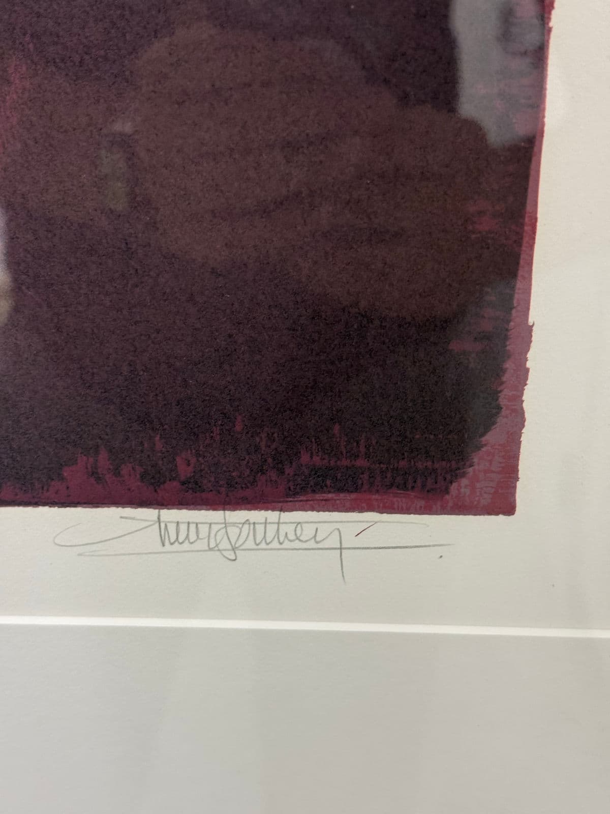 Trevor Southey "Folding" Limited Edition Lithograph, Signed + Numbered 40/150, Circa 1998 - Thumbnail 12