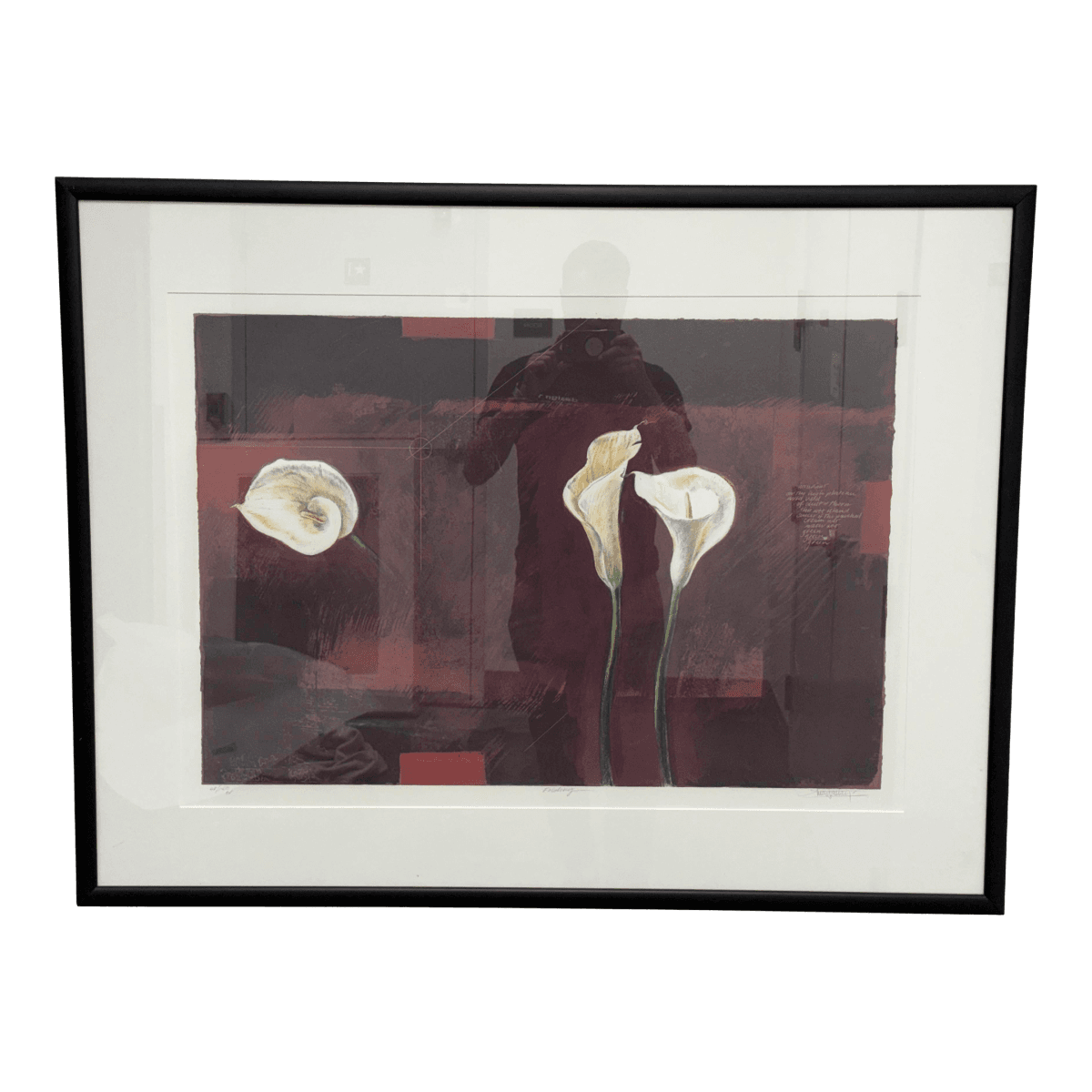 Trevor Southey "Folding" Limited Edition Lithograph, Signed + Numbered 40/150, Circa 1998 - Thumbnail 2