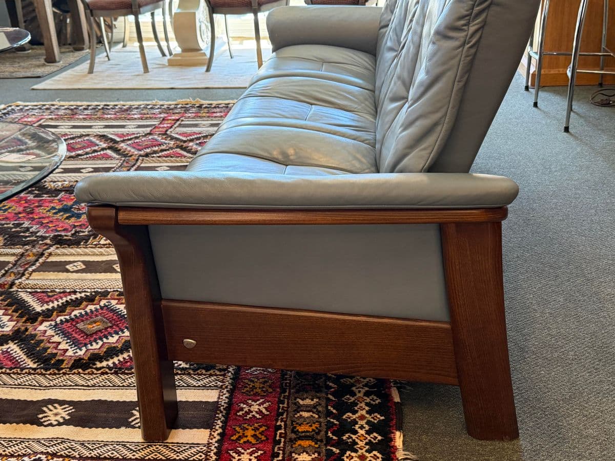 Ekornes Stressless Windsor High Back Sofa - Thumbnail 13